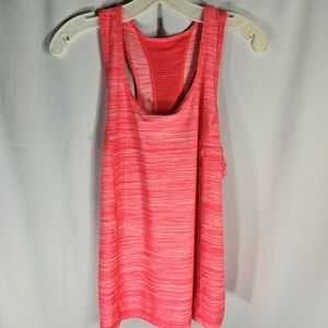 Danskin Dri More Orange Breathable Racerback Exercise Tank Size Medium